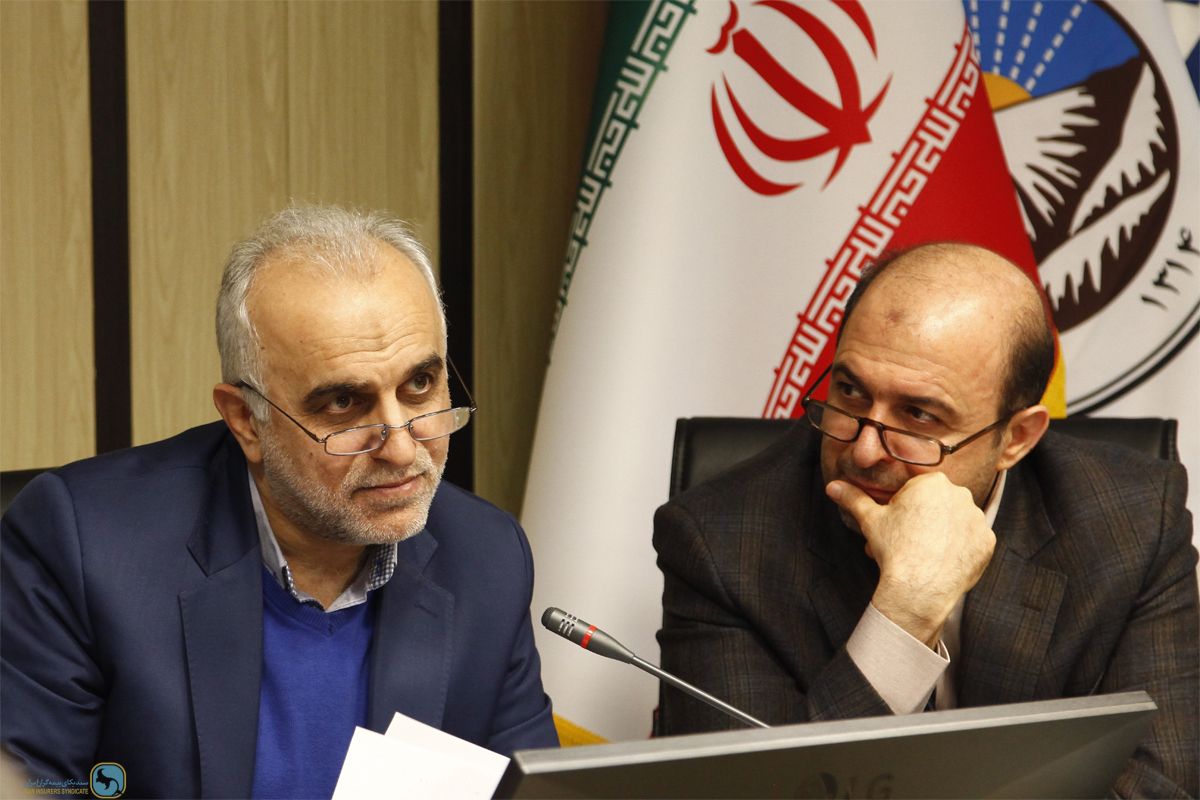 Attendance of Dr. DeJapsand, Minister of Economic Affairs in the meeting of the General Council of the Iran Insurers Syndicate