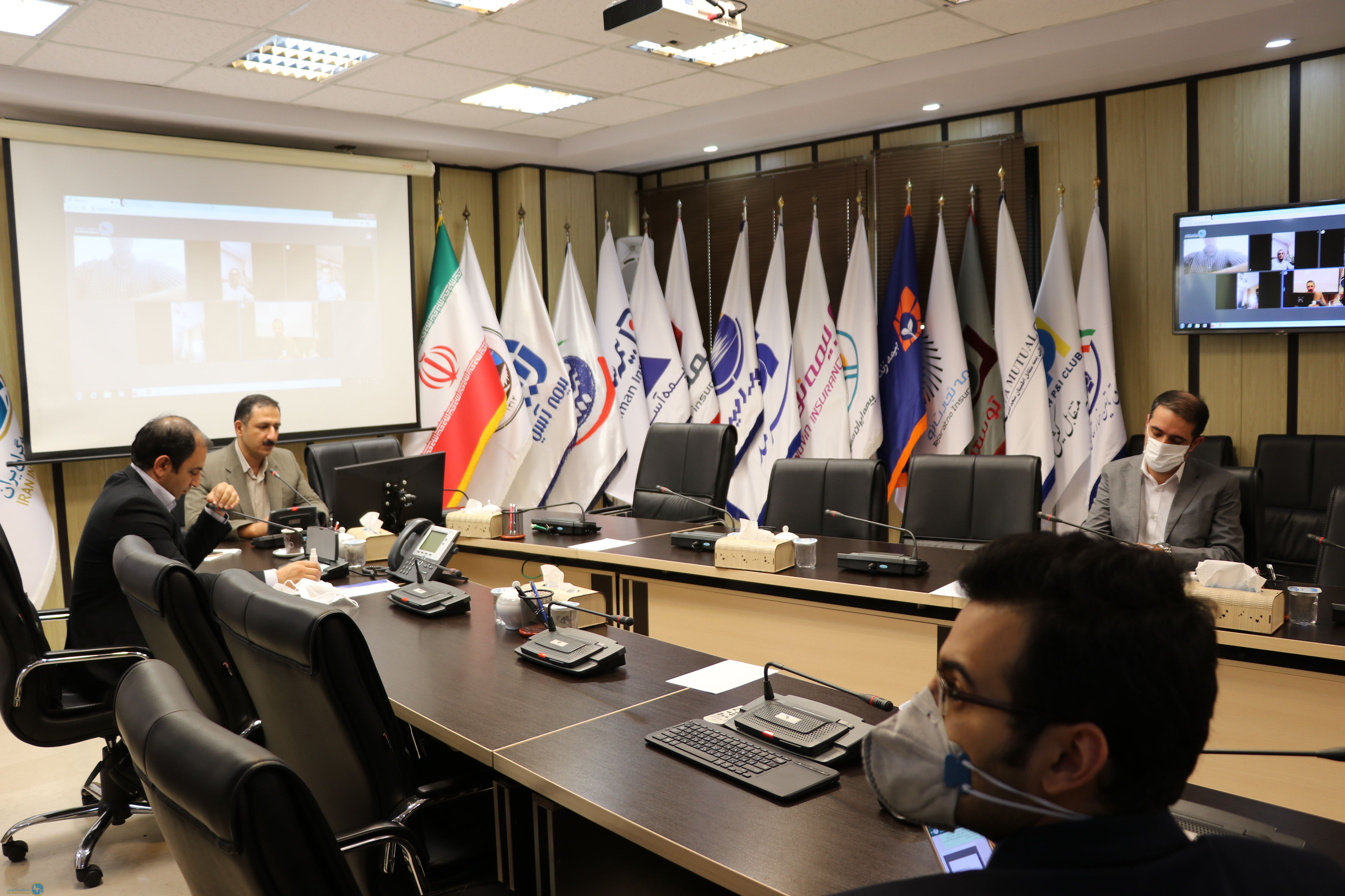 Holding the meeting of the Advisory Council of the Sales Network of the Iran Insurers Syndicate via video conference