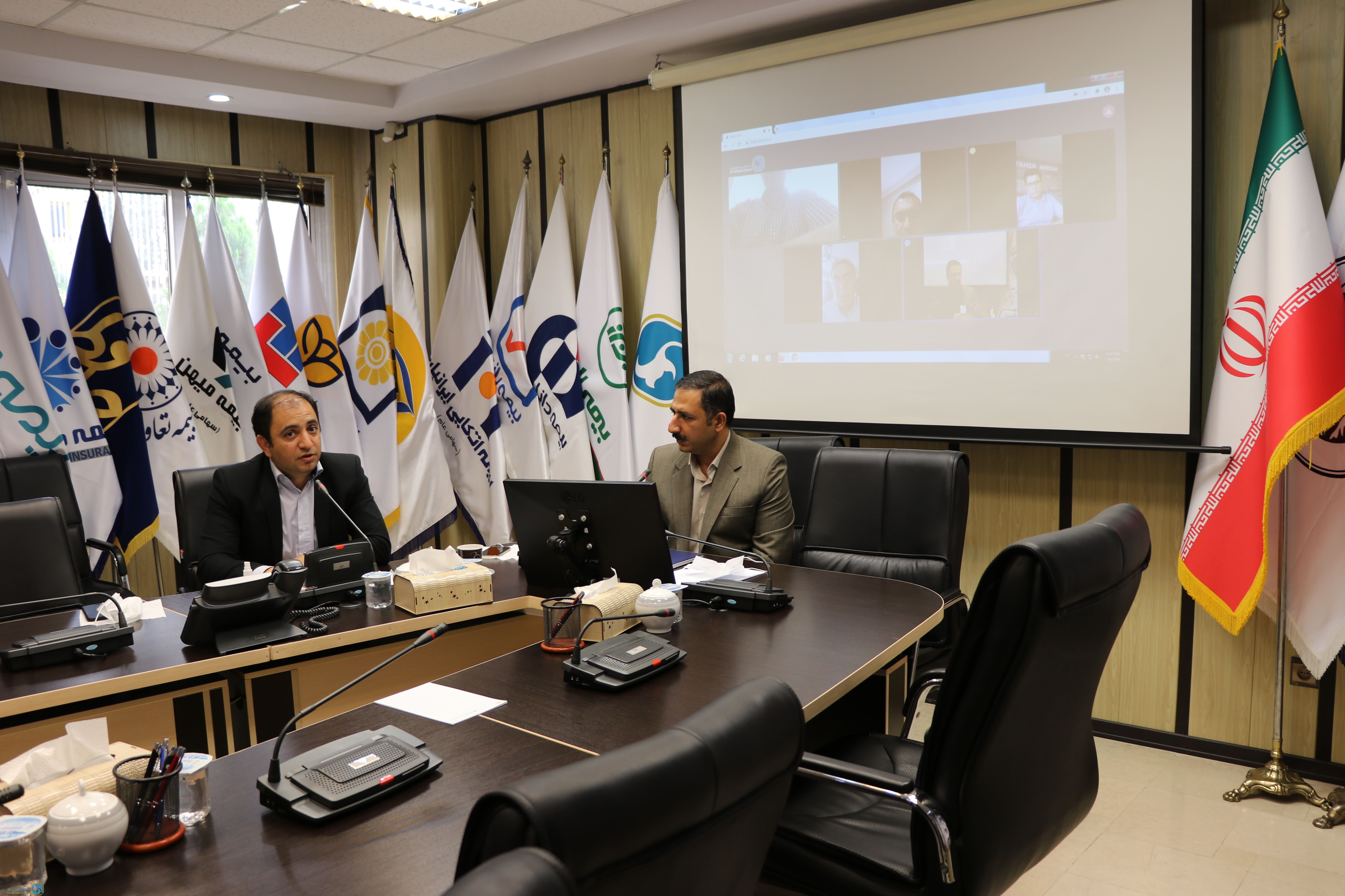 Holding the meeting of the Advisory Council of the Sales Network of the Iran Insurers Syndicate via video conference