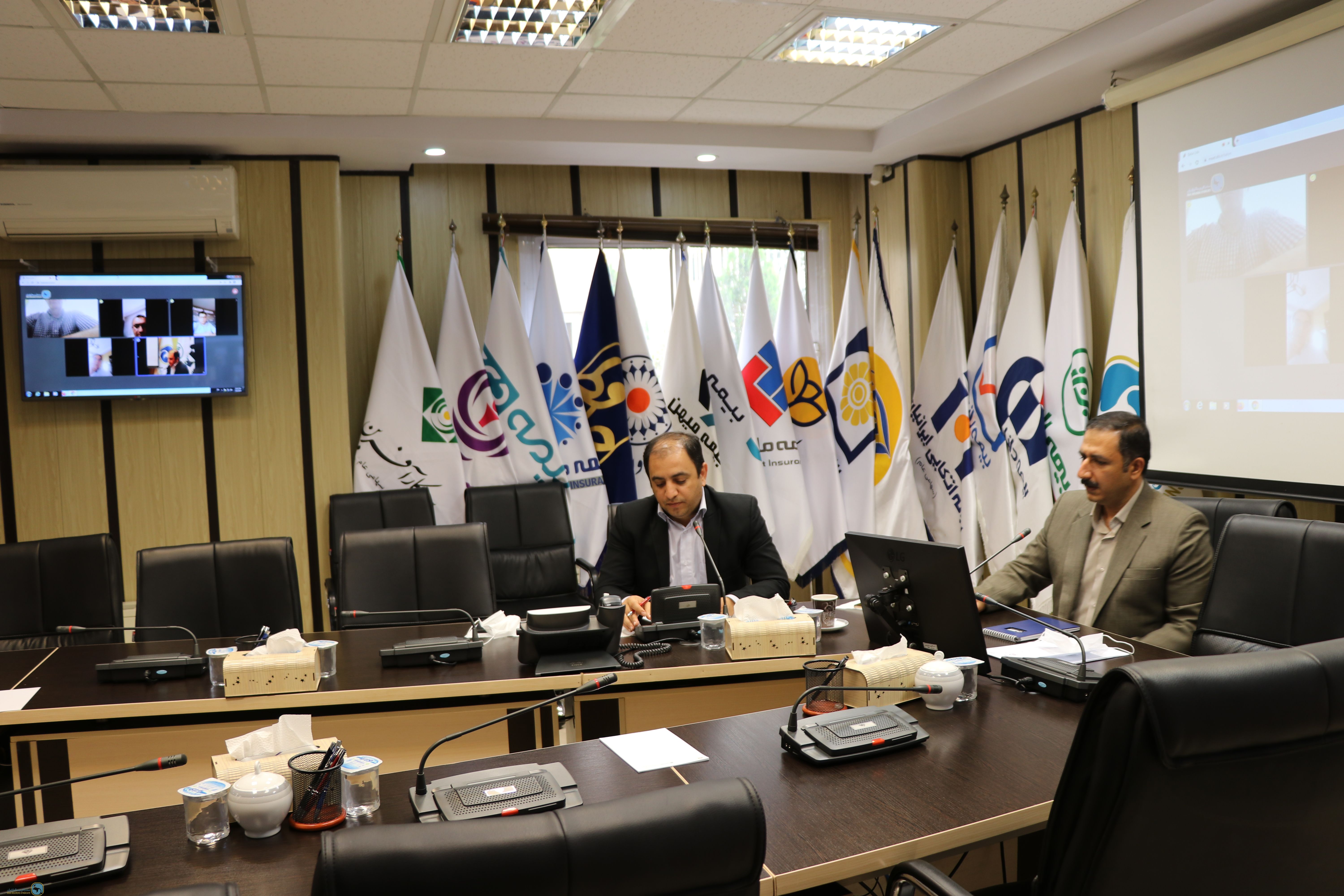 Holding the meeting of the Advisory Council of the Sales Network of the Iran Insurers Syndicate via video conference